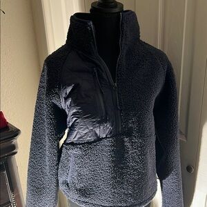 JoyLab Dark Blue Women's Cowl Sweater